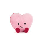 Jellycat, Amuseables Arlette Heart Macaron (Pink) - Gallery Image