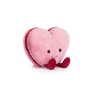 Jellycat Amuseables Colette Heart Macaron (Pink) – Macaron de Pluș