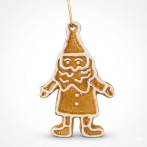 Christmas Ornament, Gingerbread Santa Claus, My snowdrop