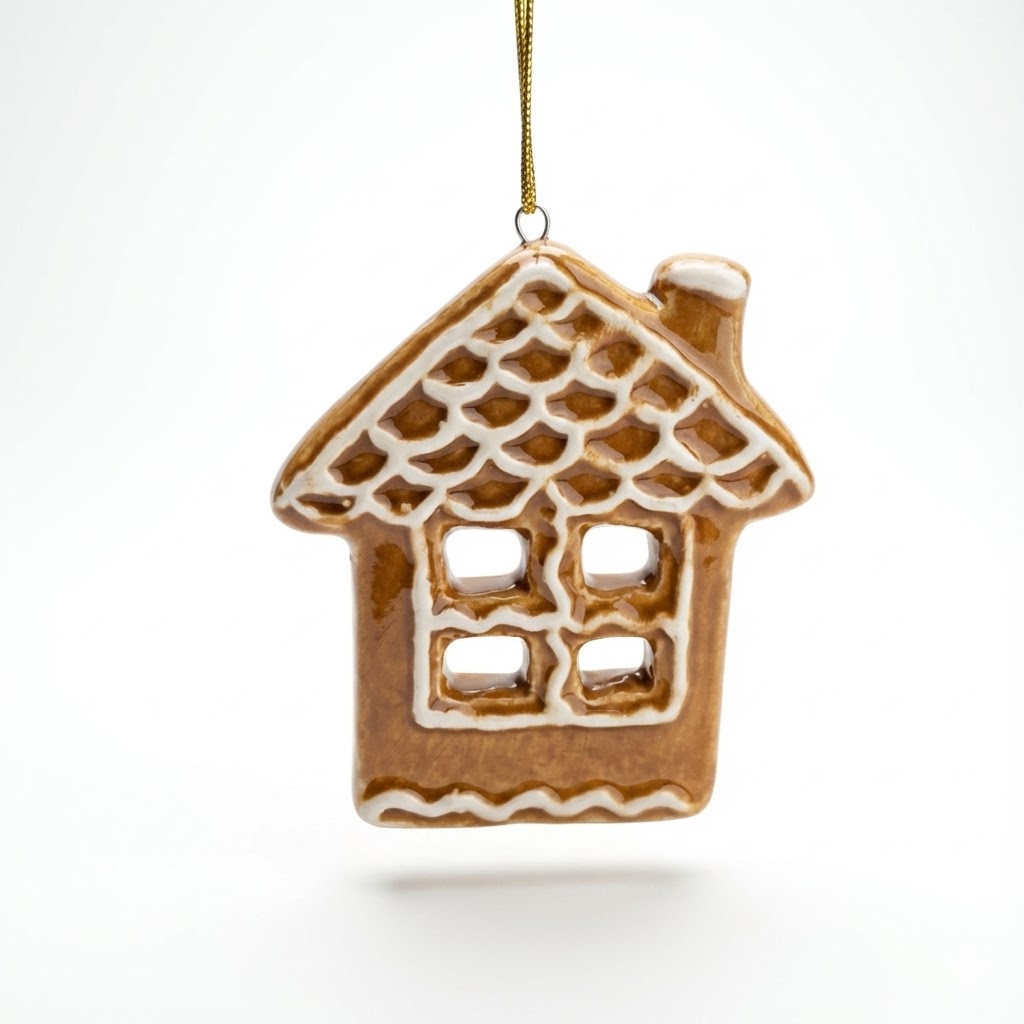 Christmas Ornament, Gingerbread House, My snowdrop