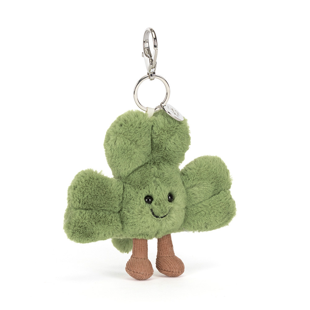 Jellycat, Amuseables Siofra Shamrock Bag Charm - Product Image