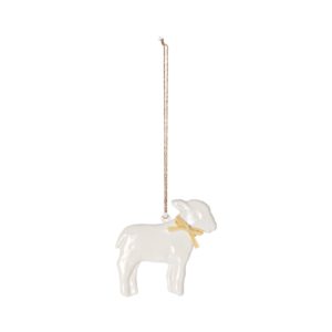 Maileg Metal Ornament, Lamb - Yellow