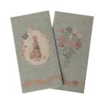 Maileg Paper Napkins Lapin de Pâques – Green/Green, 20 pcs - Main Image