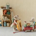 Maileg Tricycle Mouse, Big Sister – Green - Gallery Image