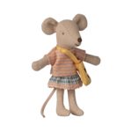 Maileg, Little Sister Mouse With Bag - Main Image