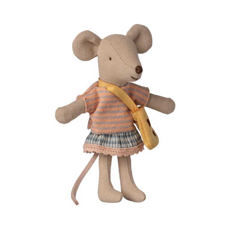 Maileg Little Sister Mouse Maus Mit Käsetasche
