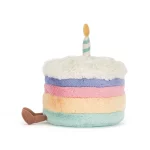 Jellycat Amuseables Rainbow Birthday Cake - Gallery Image