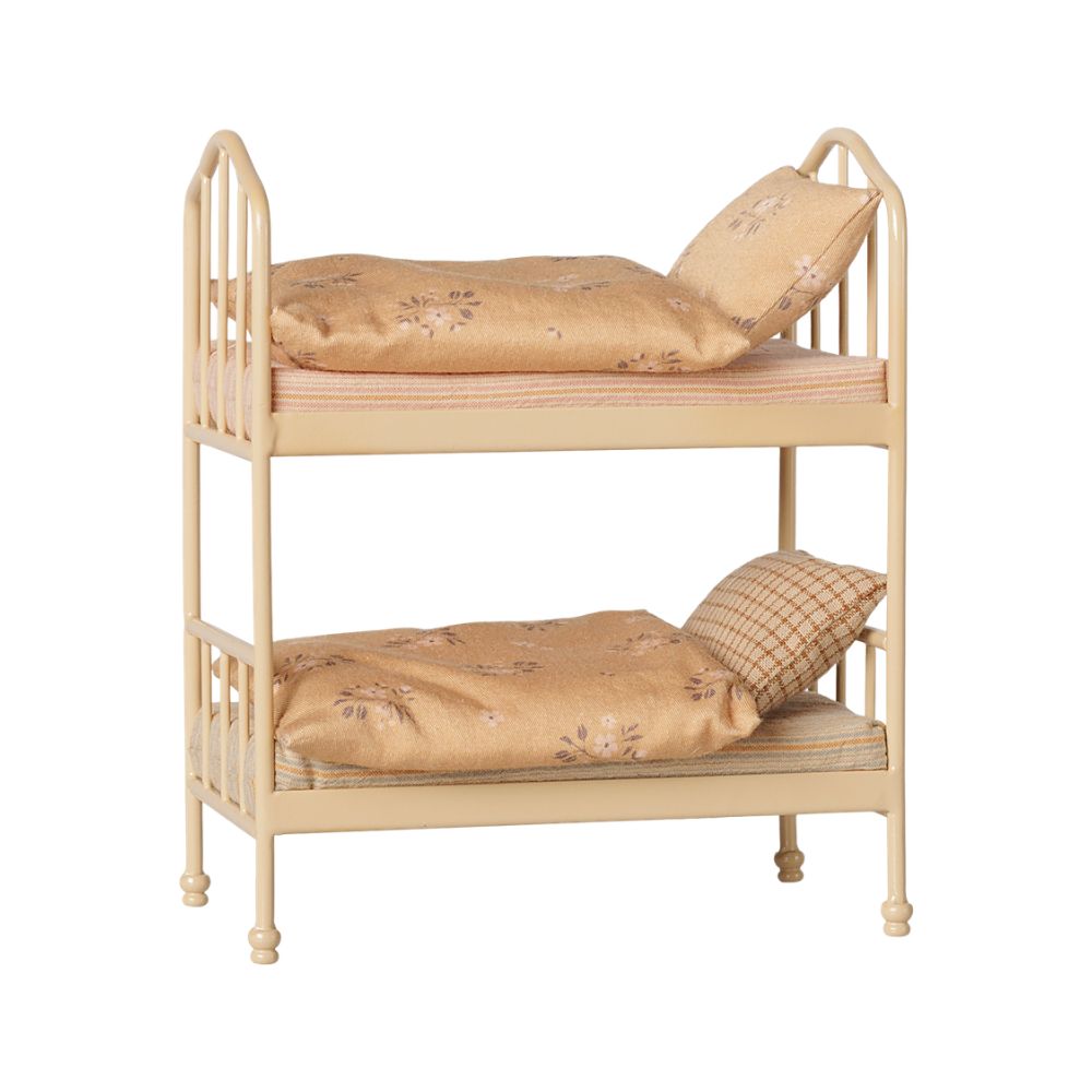 Maileg Bunk Bed, Mouse – Wheat - Product Image