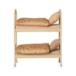 Maileg Bunk Bed, Mouse – Wheat - Gallery Image