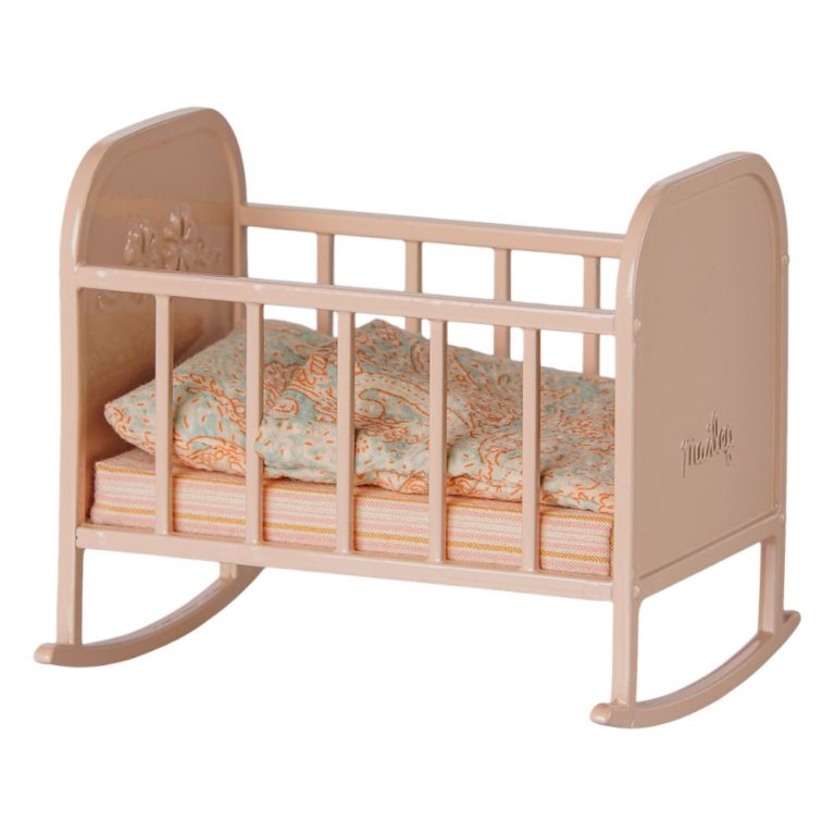 Maileg Cradle, My – Light Rose - Product Image