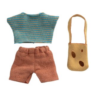 Maileg Clothes and Bag, Little Brother Mouse